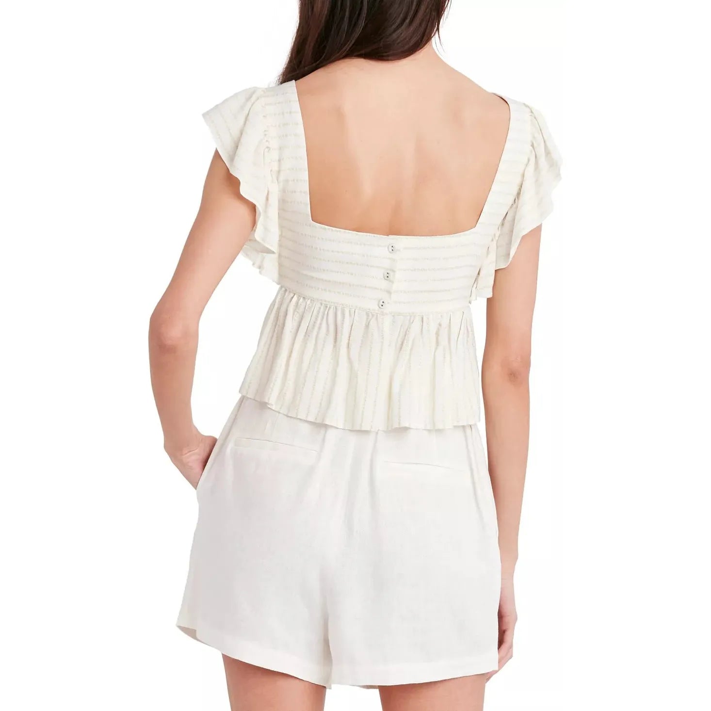 Bcbg metallic sale top