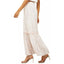 BCBGMAXAZRIA-BCBGMAXAZRIA Ruffled Metallic Maxi Skirt, Pink, Size: L - Brandat Outlet