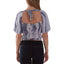 BCX-BCX Juniors Tie-Dyed Puff-Sleeve Top, Multi, Size: L - Brandat Outlet