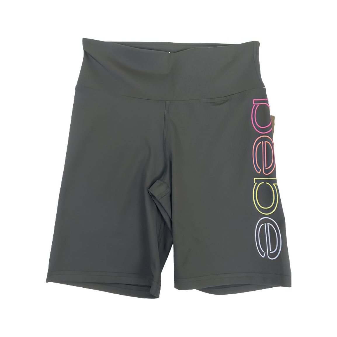 Bebe-bebe sport rainbow lites biker shorts for Women (Small) - Brandat Outlet