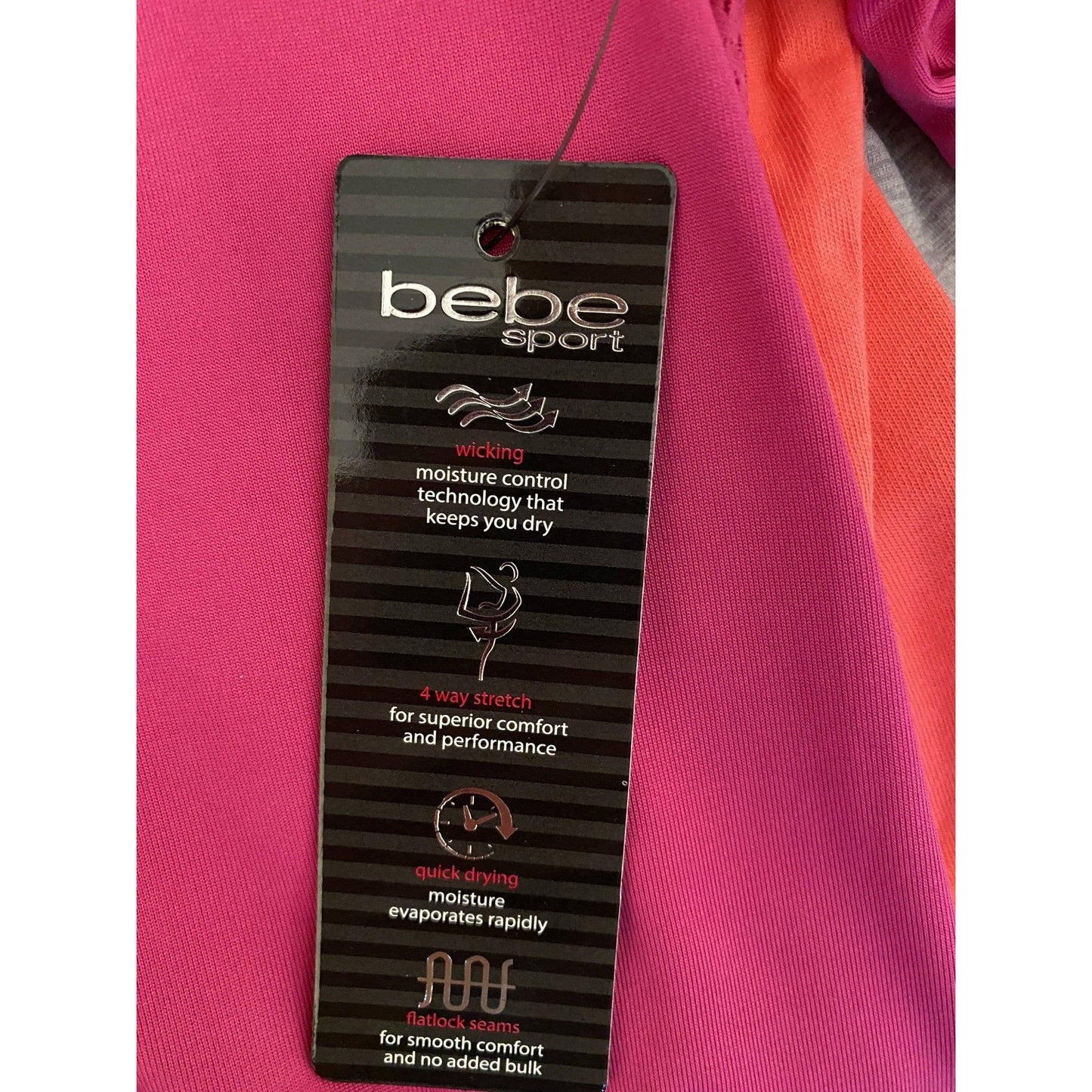 Bebe-Bebe Sport Women's Raspberry Mesh T-Shirt (Medium Size) - Brandat Outlet