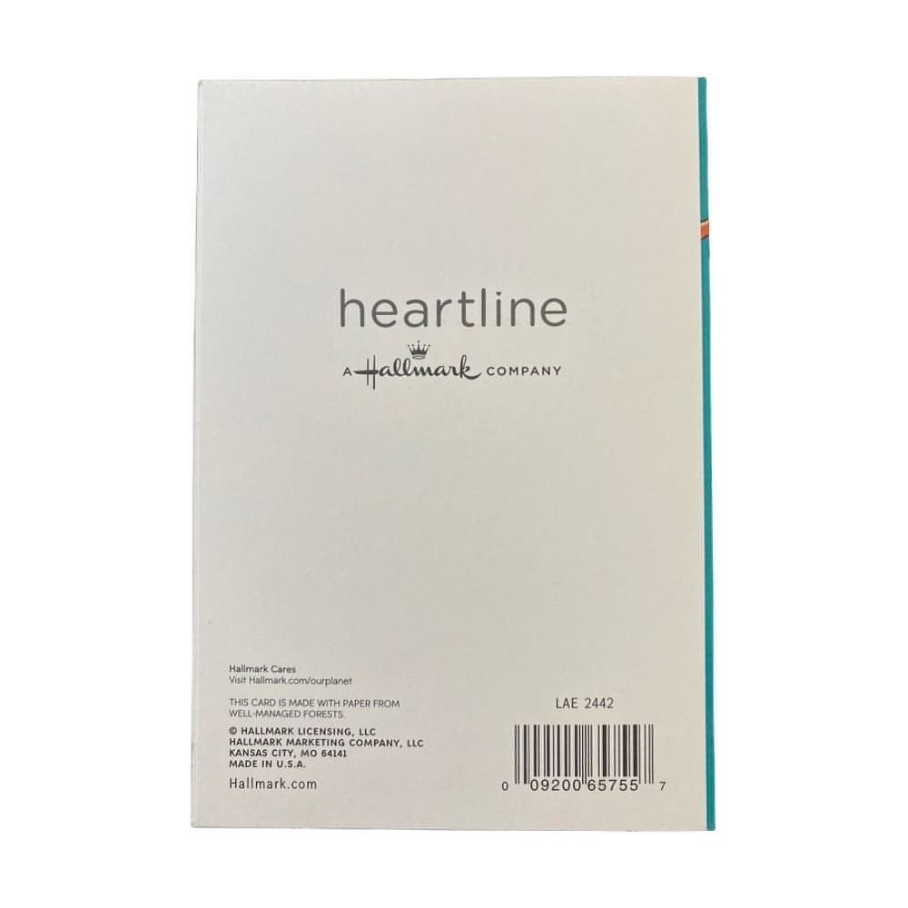 Hallmark-Birthday Card with Envelope - Heartline by Hallmark - "Ideal age!" - Brandat Outlet