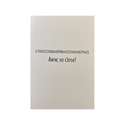 Hallmark-Birthday Card with Envelope - Heartline by Hallmark - "IF YOU CAN GUESS THE NUMBER" - Brandat Outlet