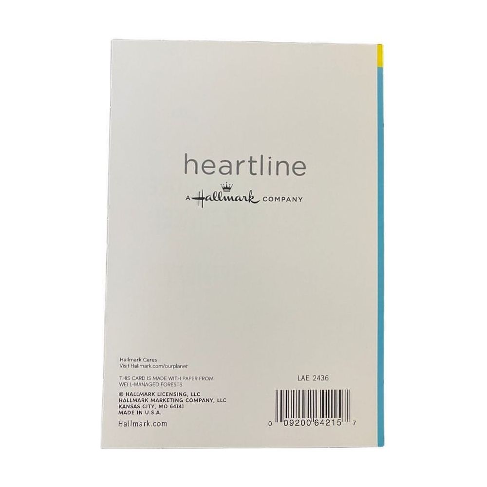 Hallmark-Birthday Card with Envelope - Heartline by Hallmark - "SING Happy birthday!" - Brandat Outlet