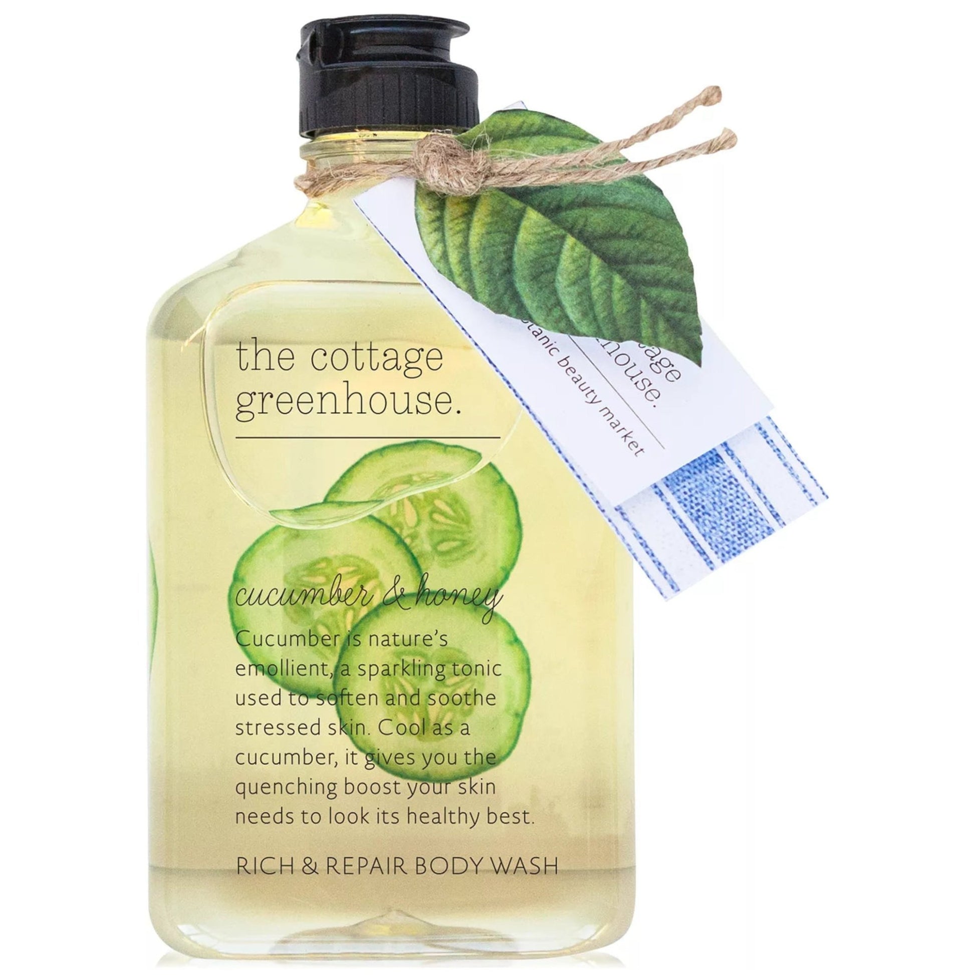 The Cottage Greenhouse-Body Wash Cucumber & Honey Body - The Cottage Greenhouse (340 mL) - Brandat Outlet