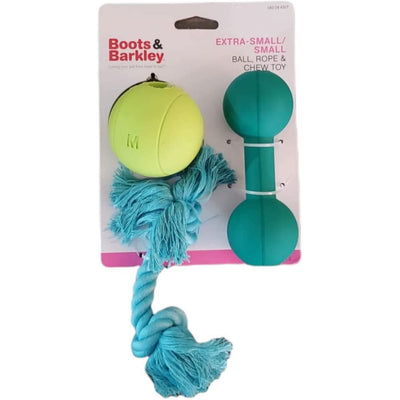 Boots & Barkley-Boots & Barkley Extra-Small/Small Rope, Ball, chew Toy - Brandat Outlet