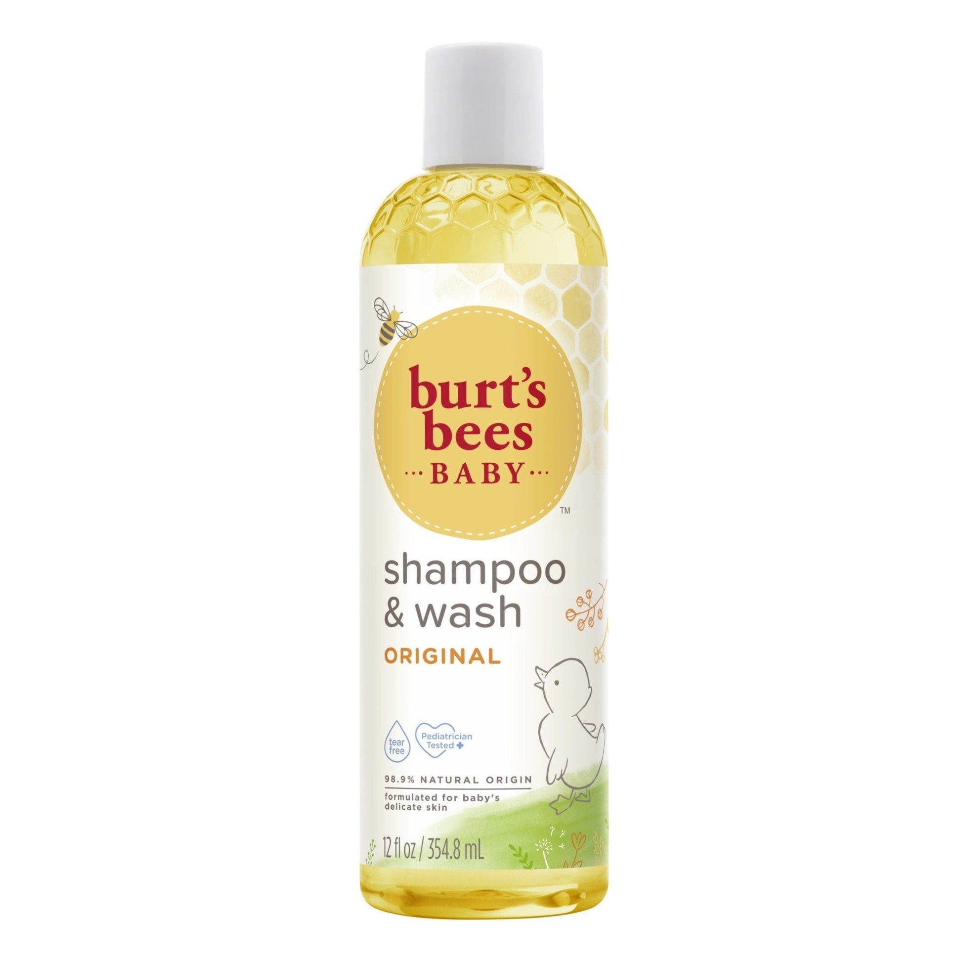 Burt's Bees-Burt's Bees Baby Shampoo & Wash, Original Tear Free Baby Soap - 12 Ounce Bottle - Brandat Outlet
