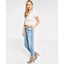 Calvin Klein-Calvin Klein Jeans Cotton Straight-Leg Ankle Jeans, Blue, Size: 24 - Brandat Outlet