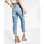 Calvin Klein-Calvin Klein Jeans Cotton Straight-Leg Ankle Jeans, Blue, Size: 24 - Brandat Outlet