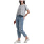 Calvin Klein-Calvin Klein Jeans Cropped Boxy-Fit Cotton T-Shirt -Pearl Heather Grey (Size Medium) - Brandat Outlet