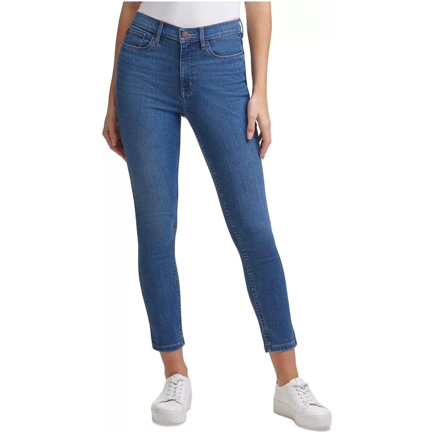 Calvin klein high waisted skinny jeans sales