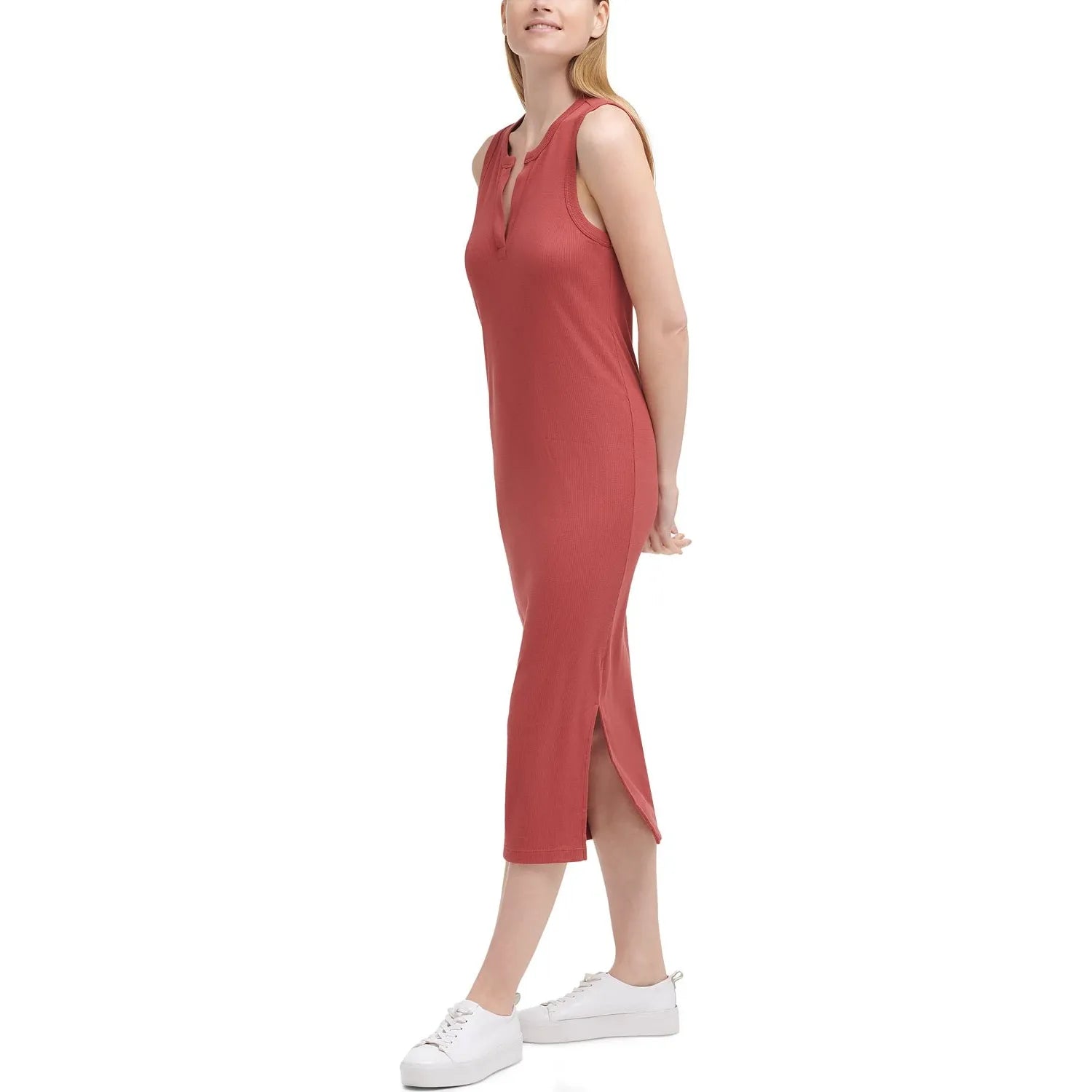 Calvin Klein Jeans Ribbed Tank Dress Size L