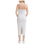 Calvin Klein-Calvin Klein Jeans Square-Neck Ribbed Cotton Midi Dress - Brandat Outlet