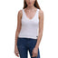 Calvin Klein-Calvin Klein Jeans V-Neck Tank Top, White, Size: M - Brandat Outlet