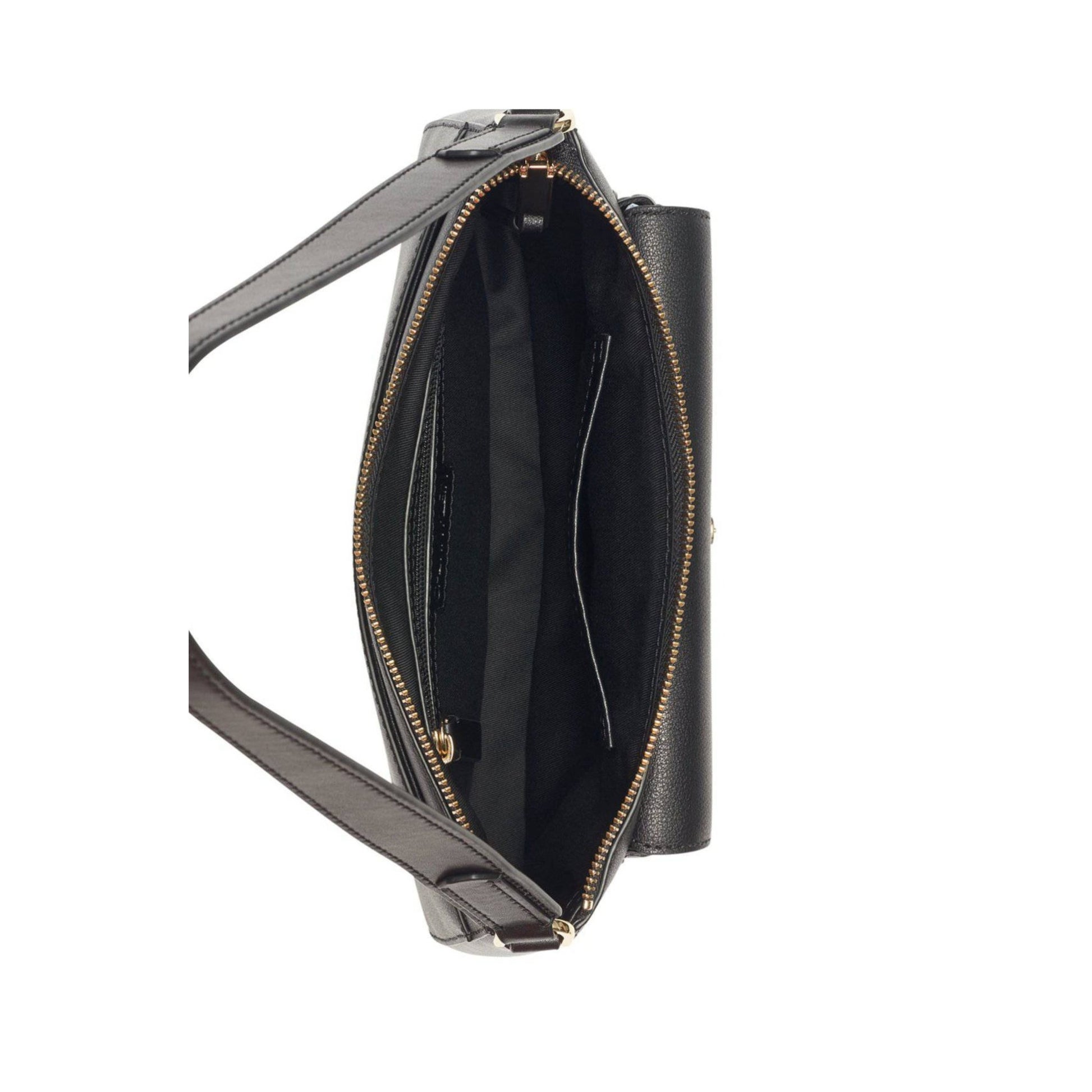 Calvin Klein-Calvin Klein Lock Leather Demi Shoulder Bag (Black) - Brandat Outlet