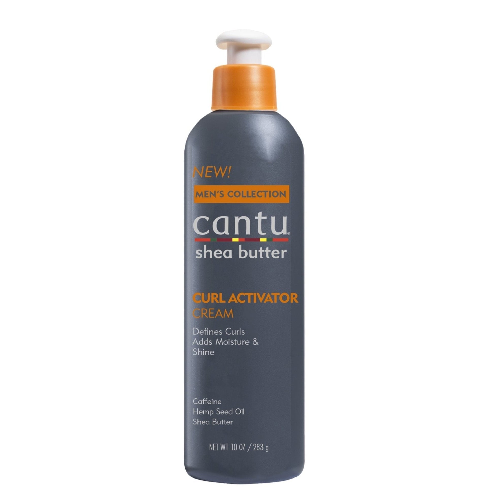 Cantu-Cantu Men's Curl Activator Cream with Caffeine, Hemp Seed Oil, and Shea Butter, 295mL - Brandat Outlet