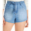 Celebrity Pink Juniors' High-Rise Pleated Belted Jean Shorts - Brandat Outlet