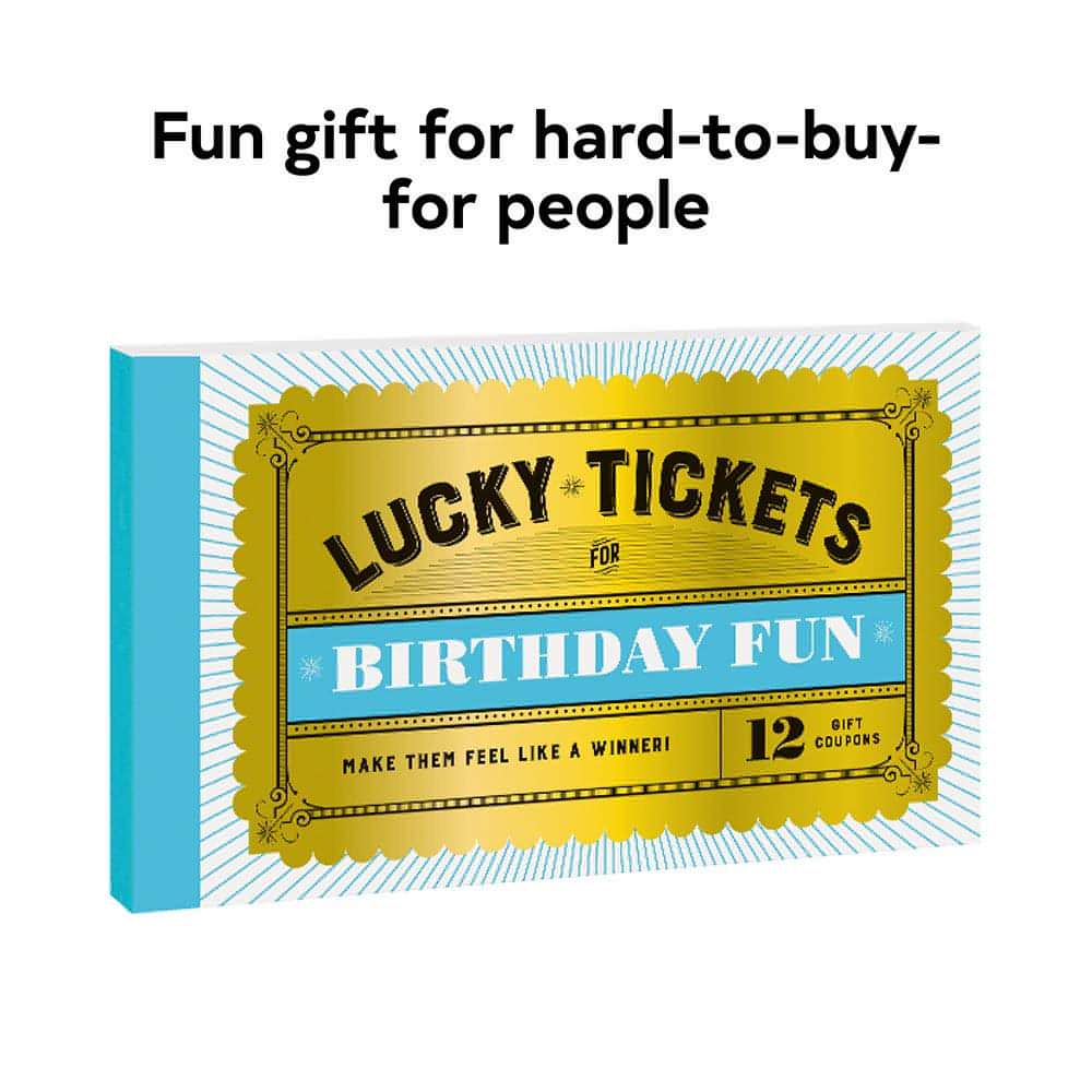 Buy Birthday Gifts | Chronicle Books Lucky Tickets for Birthday Fun