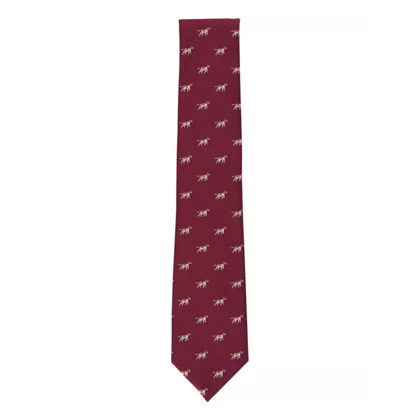 Club Room Mens Embroidered Dog Classic Tie, Red, Size: OS