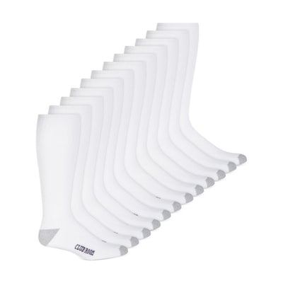 Club Room Mens Over the Calf Socks - 12-Pack, White, Size: ONE SIZE