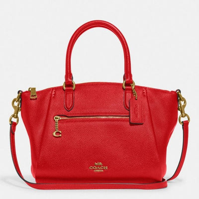 Coach Elise Satchel 79317 (Apple Red Color)