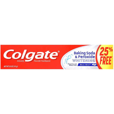 Colgate Baking Soda & Peroxide Whitening Brisk Mint Paste (141g)