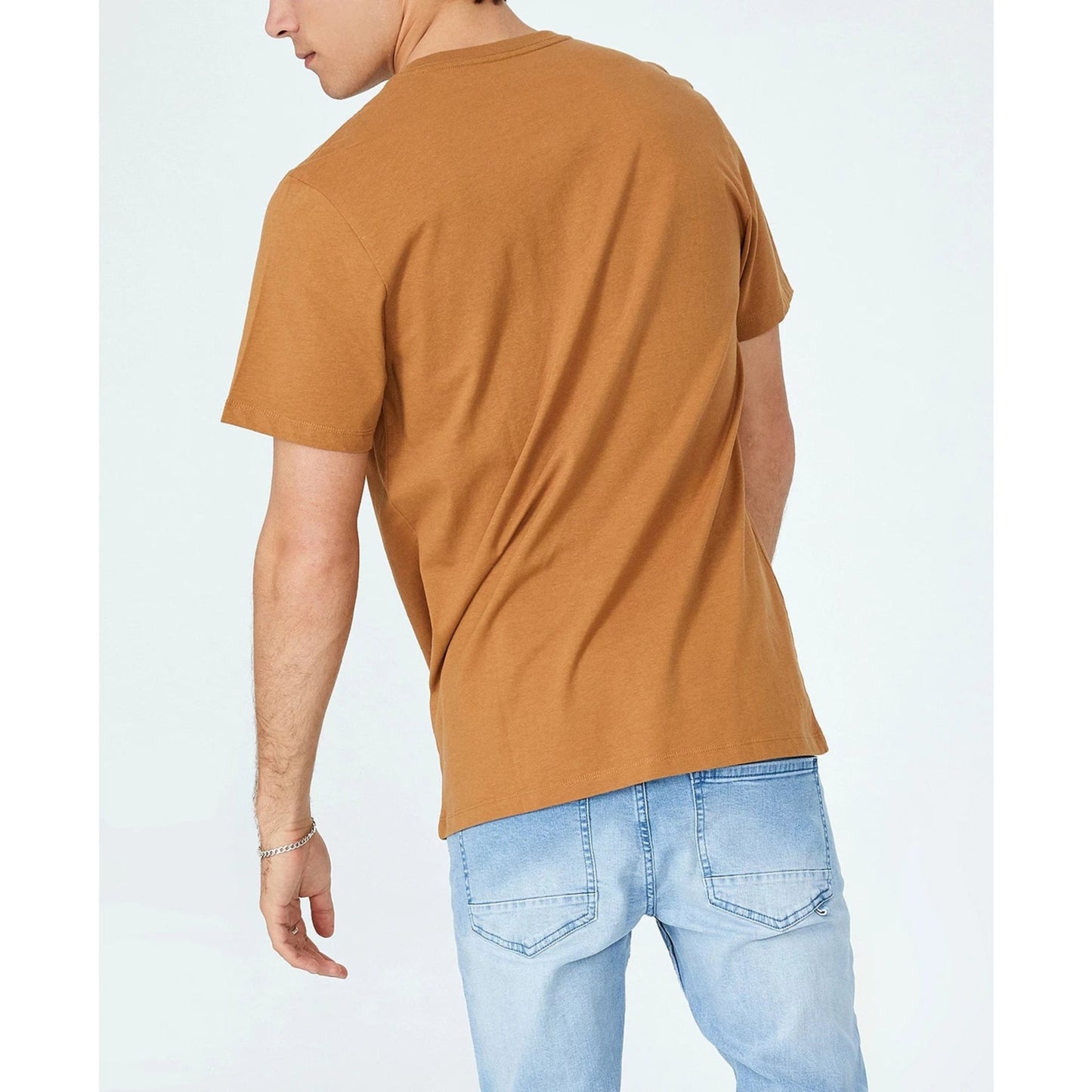 Cotton on Mens Organic Henley T-shirt,Gnger Top Size ( XS )
