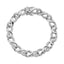 Diamond Accent Textured Infinity Link Bracelet in Fine Silver-Plate & Rhodium-Plate - Brandat Outlet, Women's Handbags Outlet ,Handbags Online Outlet | Brands Outlet | Brandat Outlet | Designer Handbags Online |