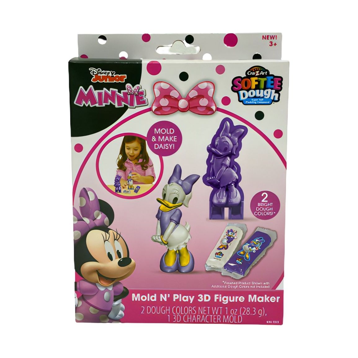Disney Junior Daisy Mold N’ Play3D Figure Make Craz Art Softee Dough - Brandat Outlet