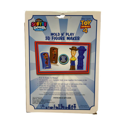 Disney Junior Mold N’ Play3D Figure Make Craz Art Softee Dough (Toy Story 4) - Brandat Outlet