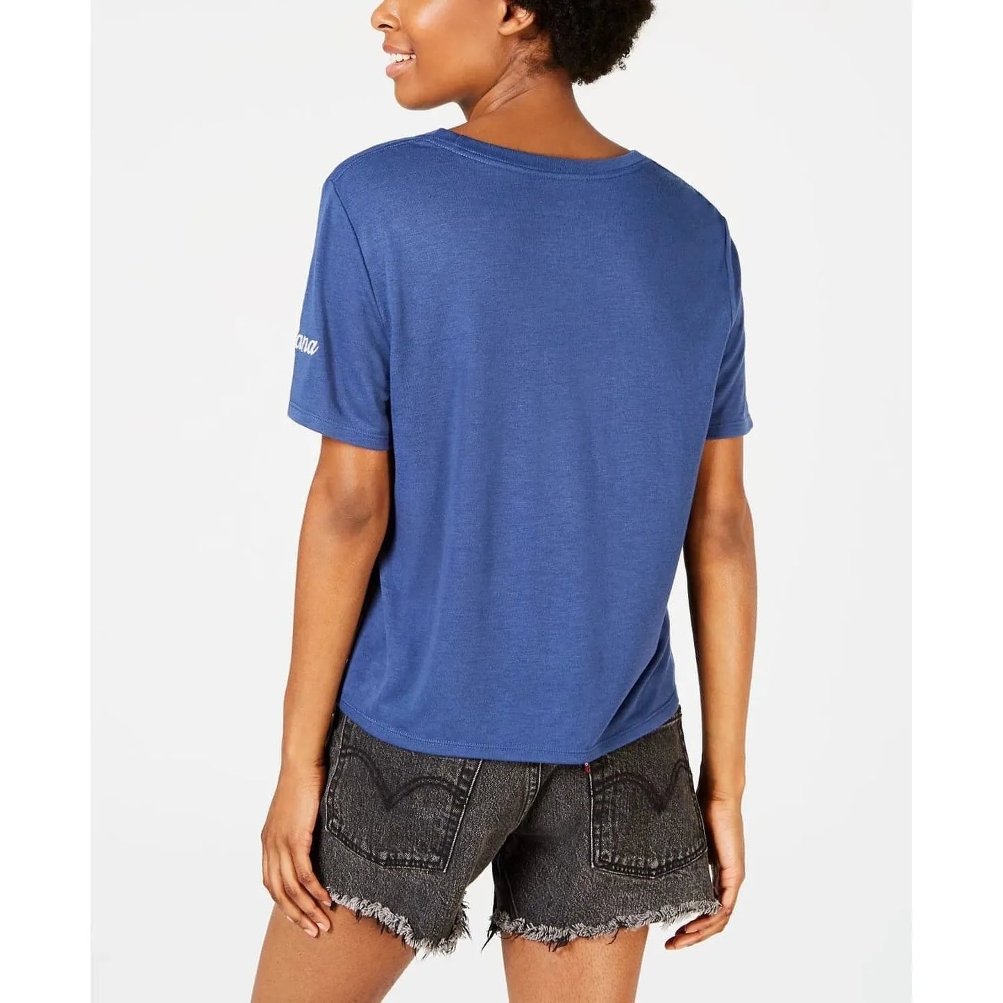 Disney Juniors' Stitch T-Shirt - Blue - (Size X-Small) - Brandat Outlet