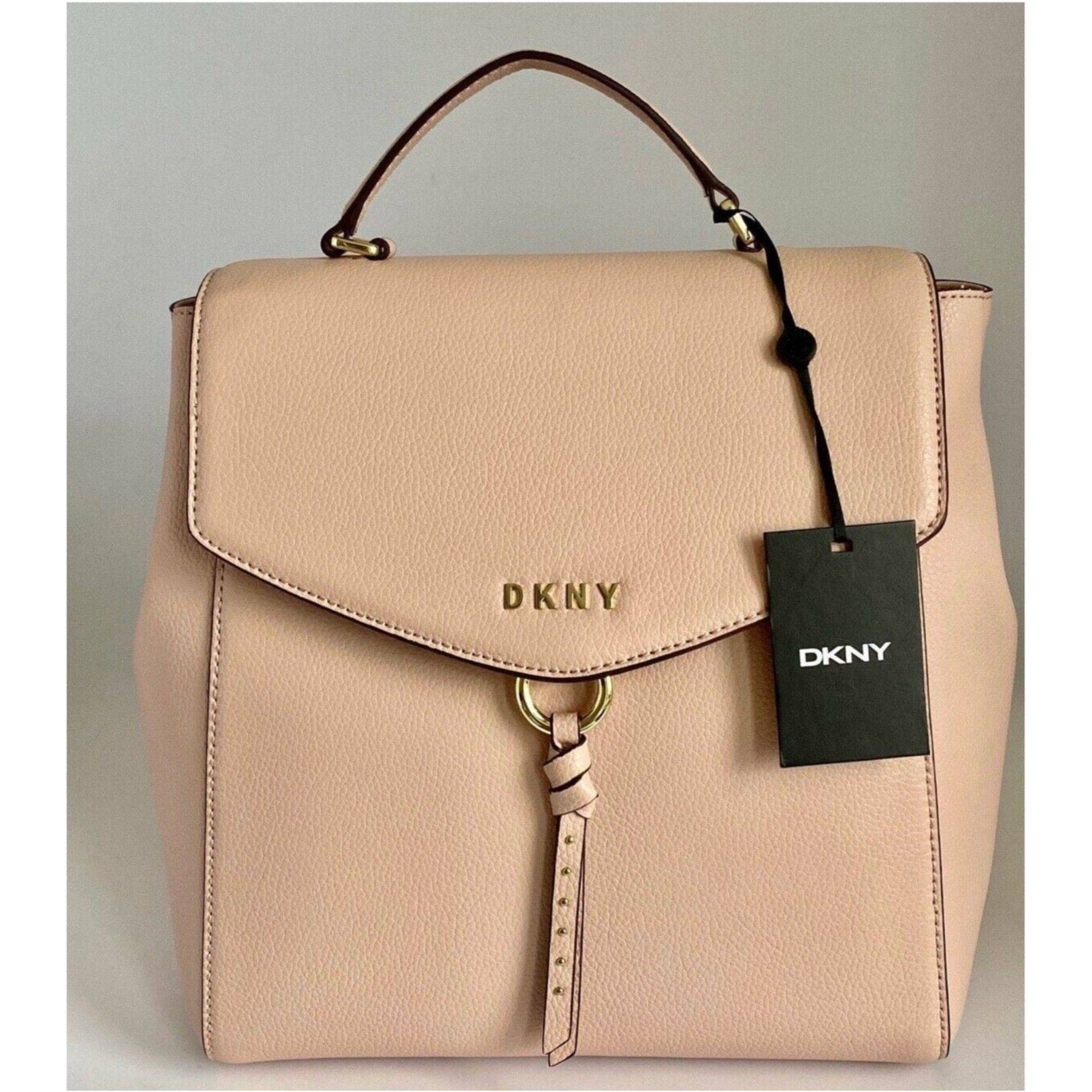 Dkny clearance leather backpack