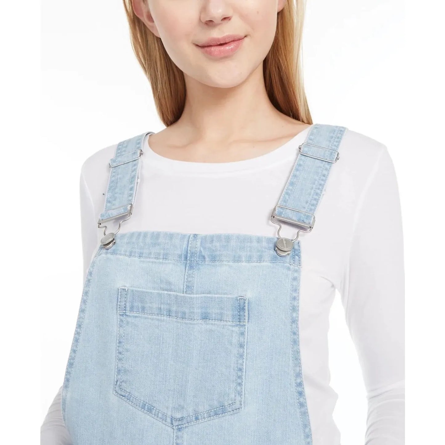 Dollhouse Juniors' Denim Women's Shortalls (Size 1) - Brandat Outlet