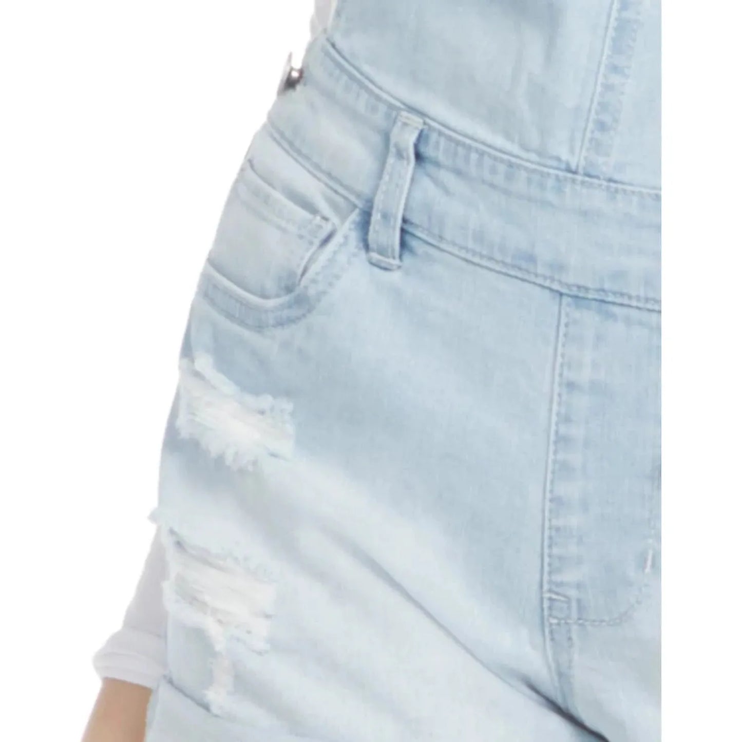 Dollhouse Juniors' Denim Women's Shortalls (Size 1) - Brandat Outlet