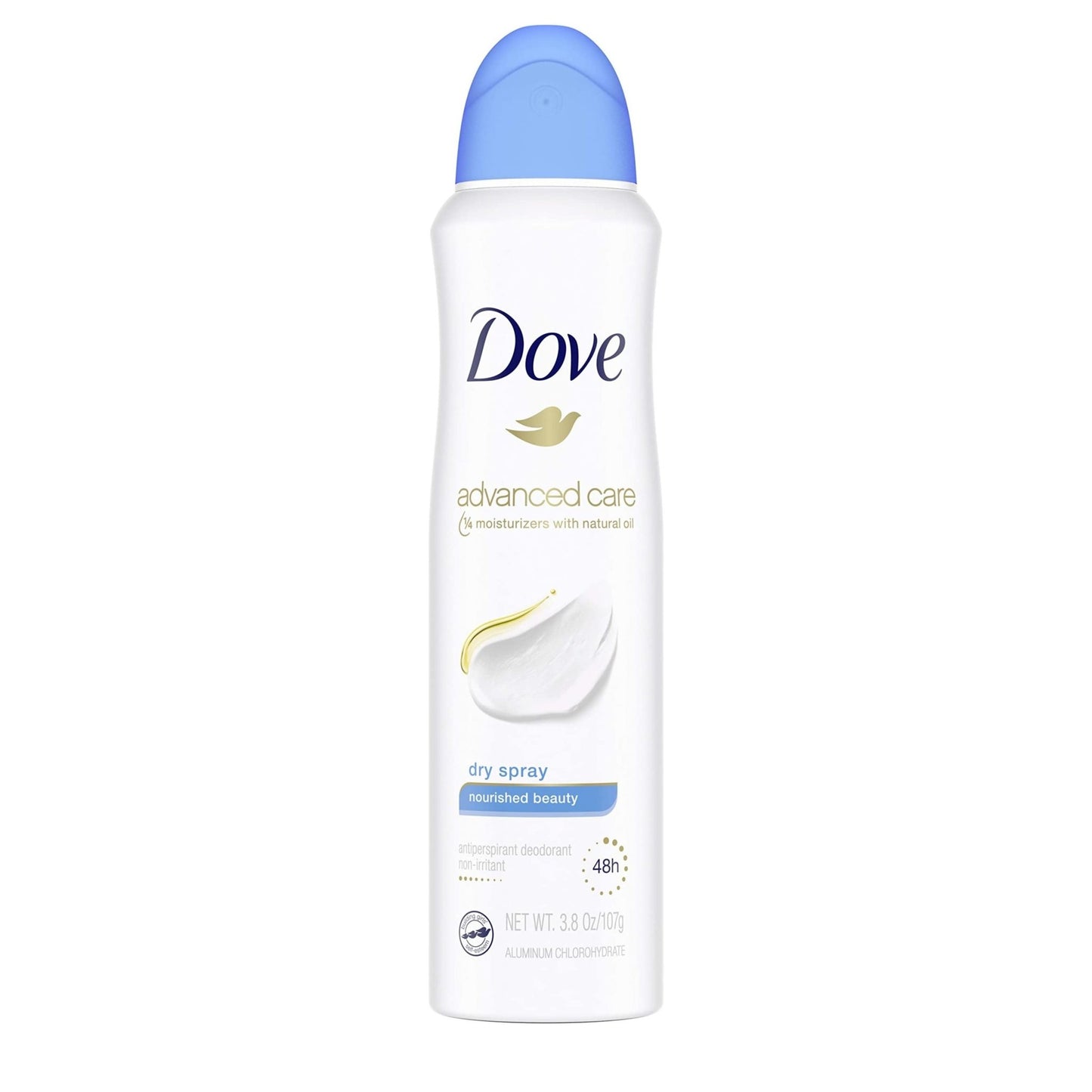 Dove Beauty Nourished Beauty 48-Hour Antiperspirant & Deodorant Dry Spray-107g