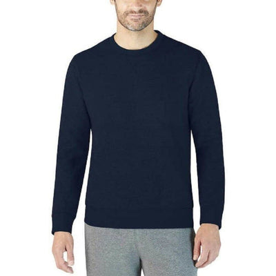 Eddie Bauer Men’s Fleece Lined Crew Sweatshirt blue