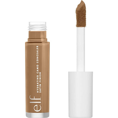 e.l.f, Hydrating Camo Concealer, Lightweight, Full Coverage, Long Lasting, Conceals, Corrects, Covers, Hydrates, Highlights, Rich Ebony, Satin Finish, 25 Shades, All-Day Wear, 0.2Fl Oz