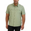 Gerry Men's Short Sleeve Woven Camp Shirt green