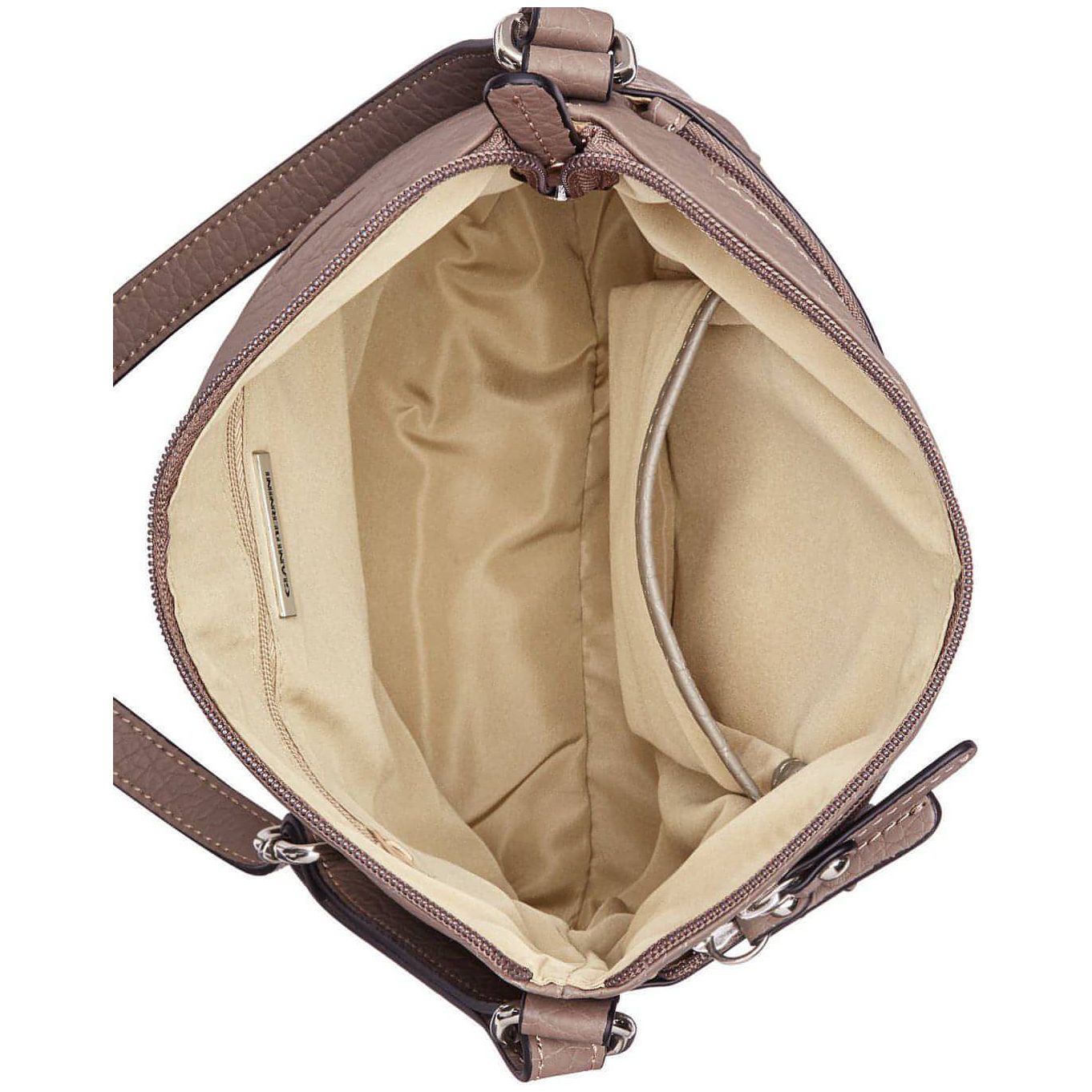 Giani Bernini Pebble Crossbody (Grey/Silver) - Brandat Outlet, Women's Handbags Outlet ,Handbags Online Outlet | Brands Outlet | Brandat Outlet | Designer Handbags Online |
