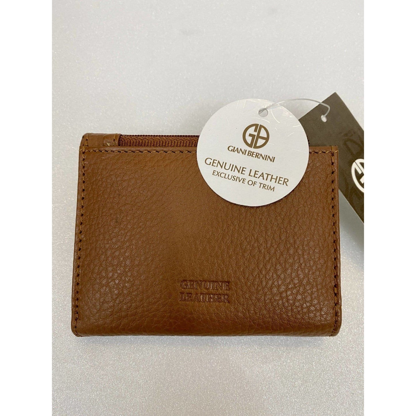Giani Bernini Softy Leather Trifold Wallet (Light Brown) - Brandat Outlet, Women's Handbags Outlet ,Handbags Online Outlet | Brands Outlet | Brandat Outlet | Designer Handbags Online |