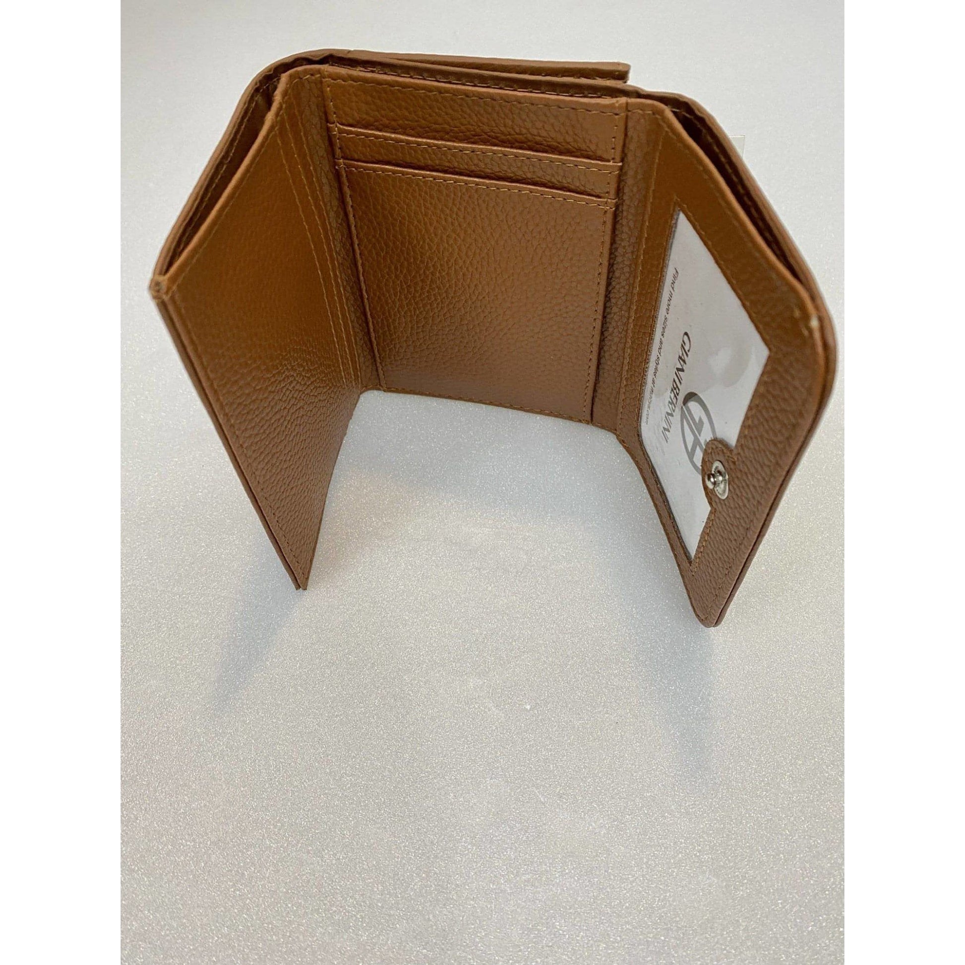 Giani Bernini Softy Leather Trifold Wallet (Light Brown) - Brandat Outlet, Women's Handbags Outlet ,Handbags Online Outlet | Brands Outlet | Brandat Outlet | Designer Handbags Online |