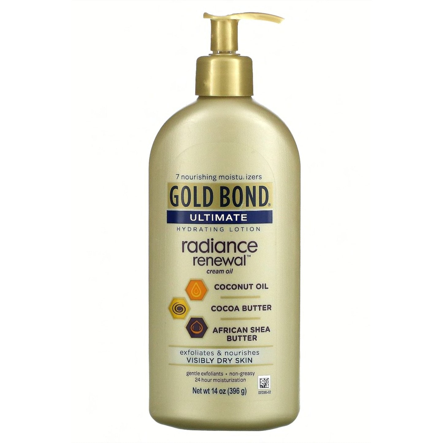 Gold Bond Ultimate Radiance Renewal Cream Oil (396g)