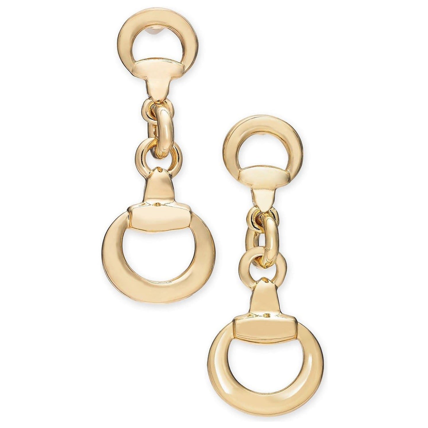 Gold-Tone Horse-Bit Drop Earrings - Brandat Outlet, Women's Handbags Outlet ,Handbags Online Outlet | Brands Outlet | Brandat Outlet | Designer Handbags Online |
