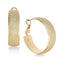 Gold-Tone Wide Textured Hoop Earrings - Brandat Outlet, Women's Handbags Outlet ,Handbags Online Outlet | Brands Outlet | Brandat Outlet | Designer Handbags Online |
