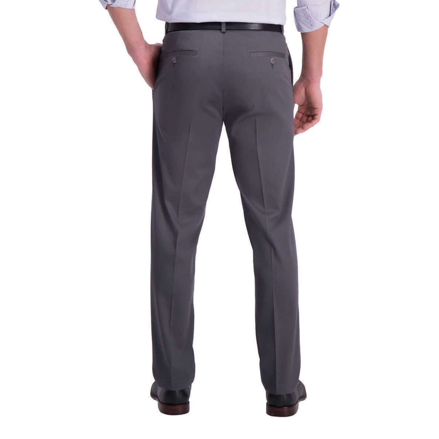 Haggar Men's Premium Non Iron Twill Pants Grey