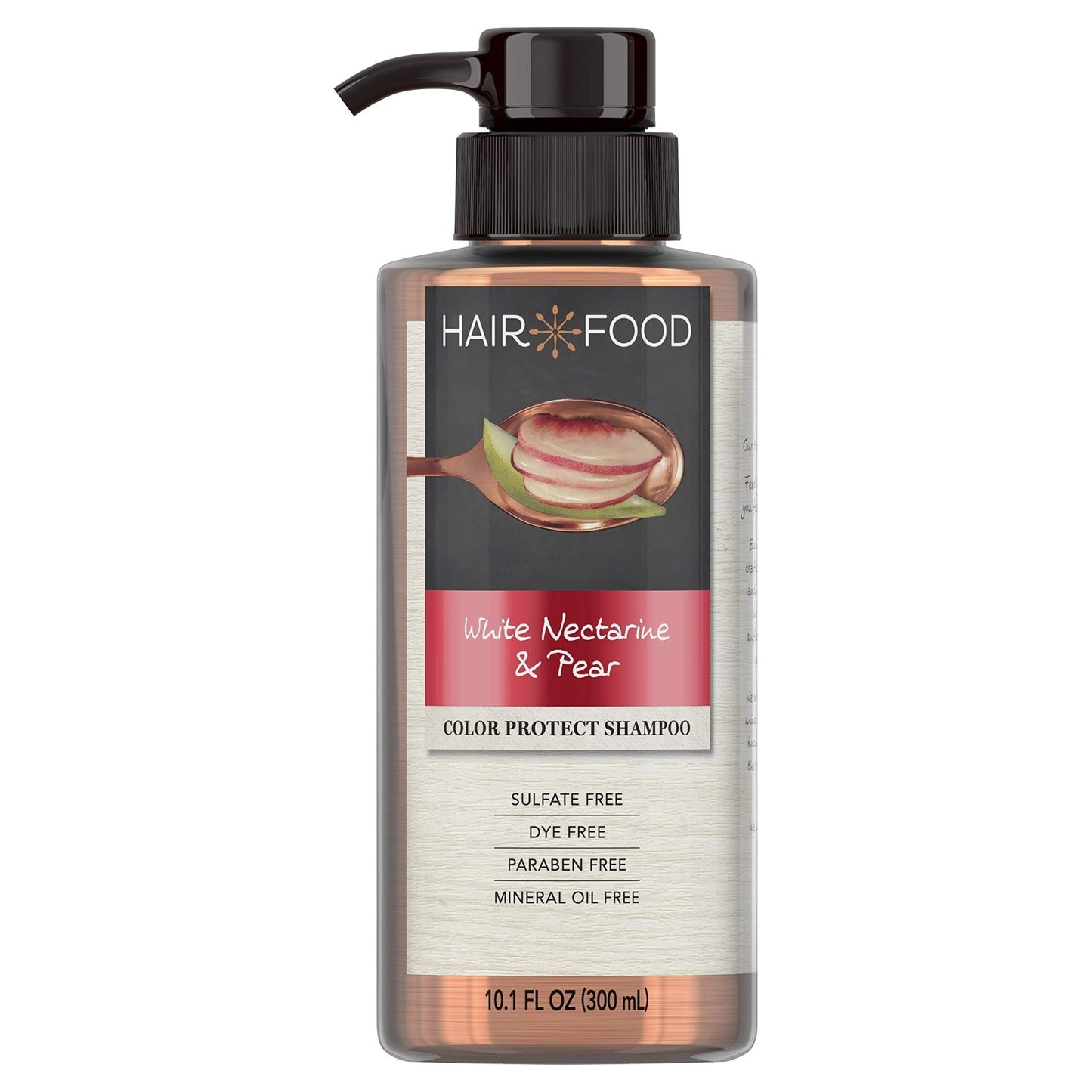 Hair Food White Nectarine & Pear Color Protect Shampoo, 10.1 fl oz, For Color Treated Hair, 2.707 Fl oz, 10.1 Fl Oz (Pack of 1)