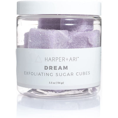 Harper + Ari Sugar Scrub Cubes (Dream, 10 Cubes/156 g), Exfoliating Body Scrub