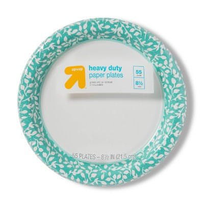 Heavy Duty Paper Plates 8.5" - 55 paper plates - up & up™