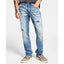 Heroes Motors Mens Slim-Straight Fit Jeans, Blue, Size: 31x32