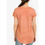 Hippie Rose Juniors' Burnout High-Low T-Shirt - Spring Copper (Size X-Small) - Brandat Outlet